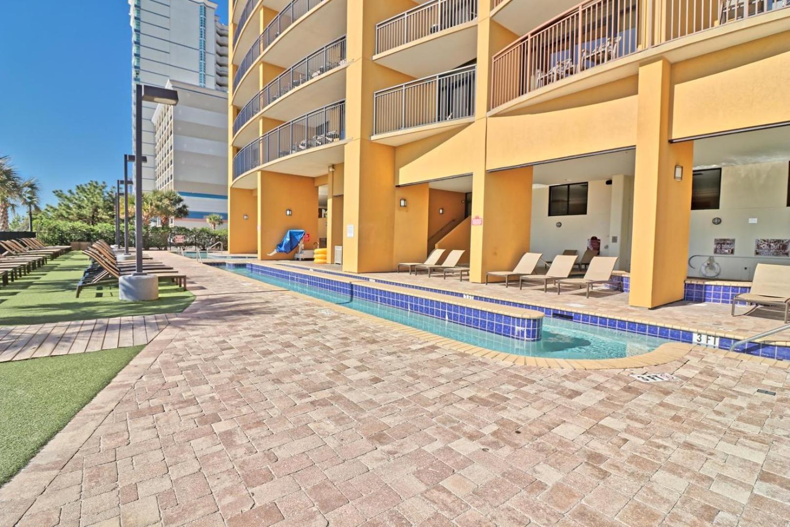 Beautiful Warm Ocean View Beach Condo With Pool Myrtle Beach Dış mekan fotoğraf