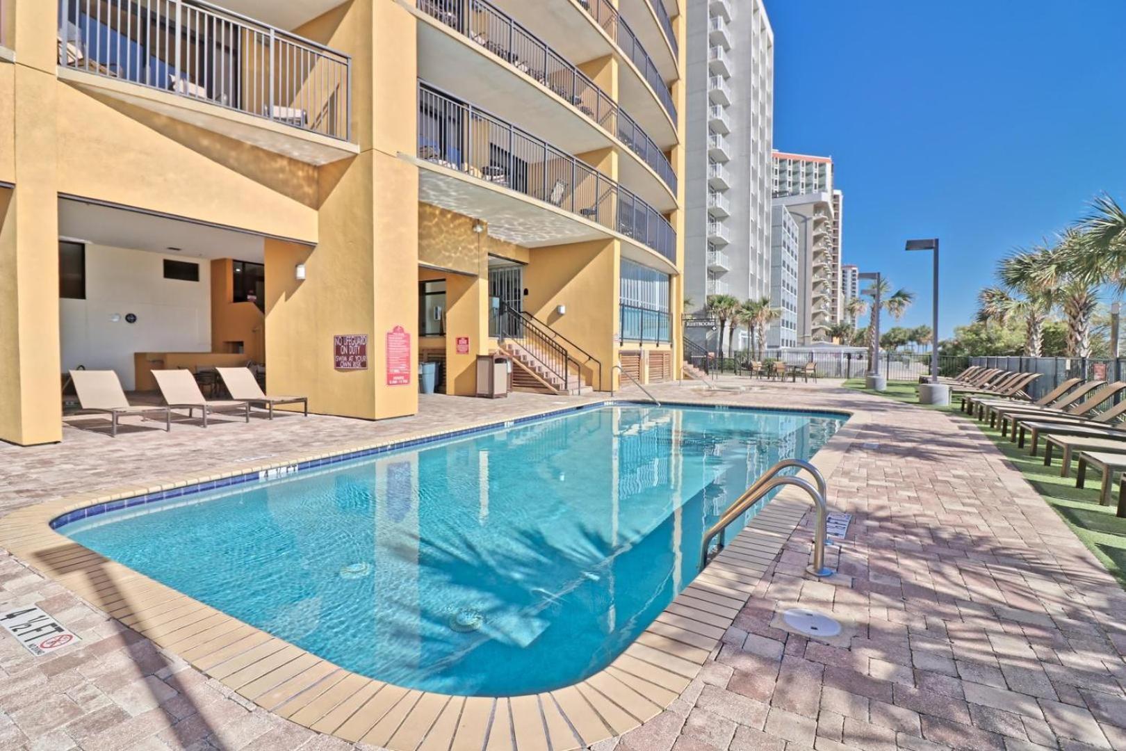Beautiful Warm Ocean View Beach Condo With Pool Myrtle Beach Dış mekan fotoğraf